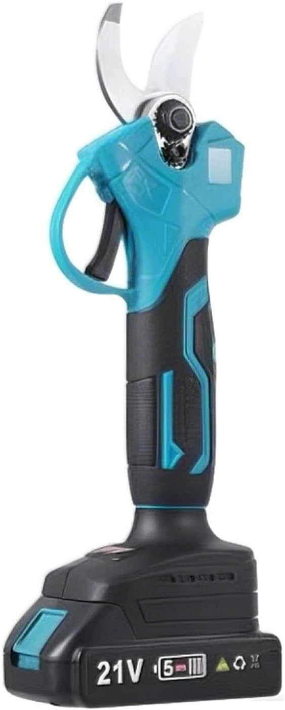 Electric Pruning Shears, Cordless Portable Electric Pruner, with 2 Rechargable Batteries, 25MM Cutting Diameter, Carbon steel Knife, Garden Pruners Branch Cutter Tool for Shrubs Fruit Tree