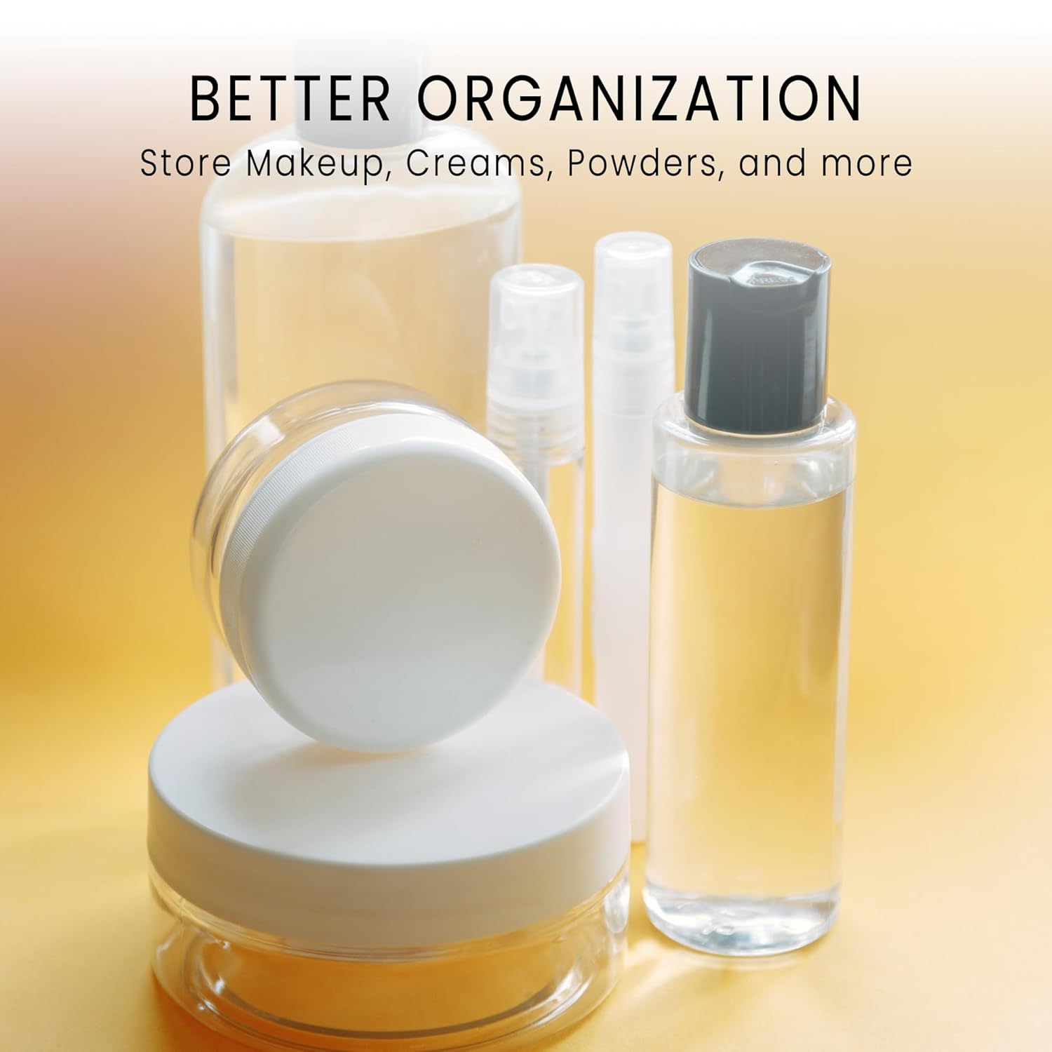 (Quantity: 1000 Pcs) Beauticom 5G/5ML Round Clear Jars with Pink Lids for Small Jewelry, Holding/Mixing Paints, Art Accessories and Other Craft Supplies - BPA Free