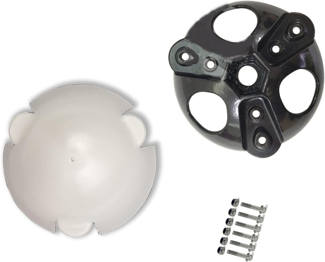 CAJUCA Small Horizontal Wind Turbine Accessories Diameter 135Mm 3 Pcs Wind Turbine Blade Screw and Nut Kit Hub and Cover