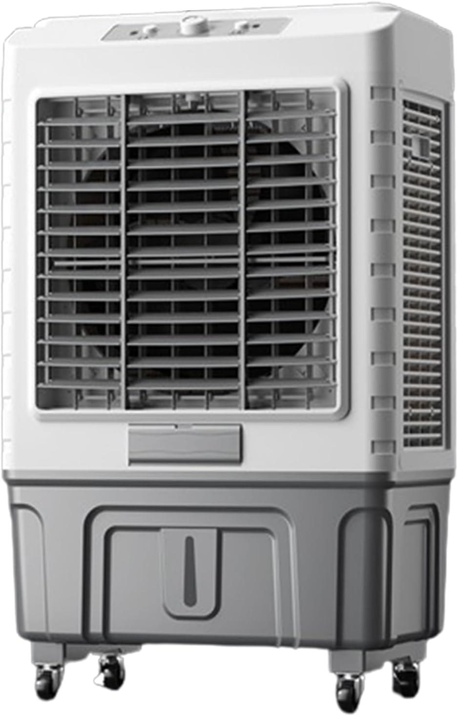 Evaporative Air Cooler, Portable Air Conditioner with Ice Crystals and 3 Wind Speeds, Swamp Cooler for Room Office Factory(60 * 42 * 102cm)