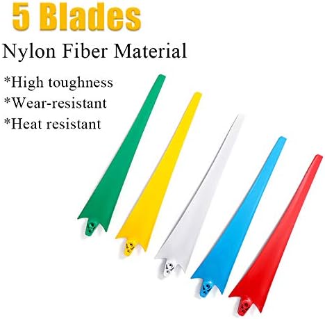 8000W AC Permanent Wind Turbines Generator 5-Nylon Blades 12/24/48V w/Controller Household Power Generator for Solar Streetlight