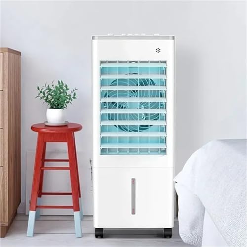 Portable Air Conditioner, Air Conditioning Fan Small Air Cooler Single Cooler Fan e Air Conditioning Fan,Desktop Fan for Home Outdoors(Mechanical control)
