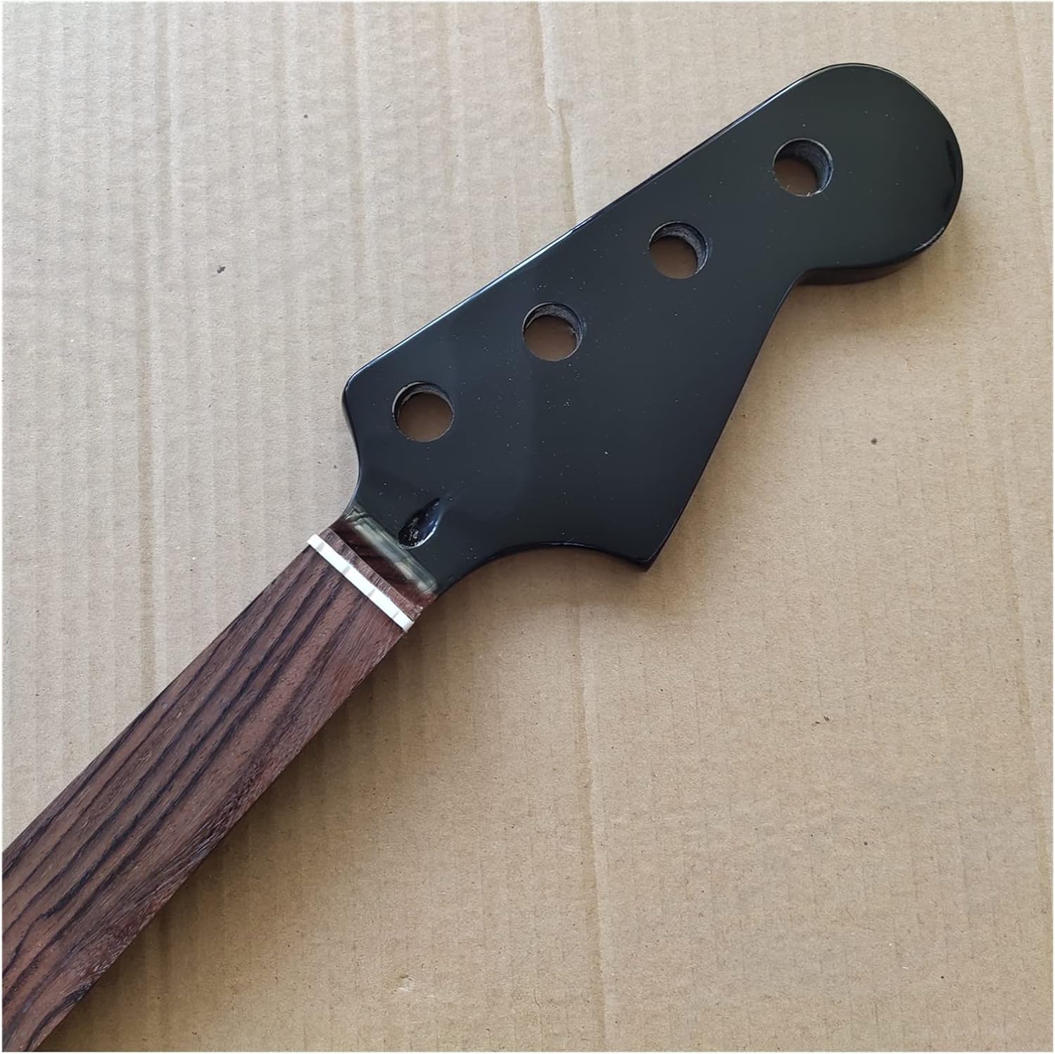 DIY Guitar Neck Fretless Maple 20 Frets Bass Guitar Neck Part 4 String Rosewood Fingerboard 34 Inch Nut Guitars Parts