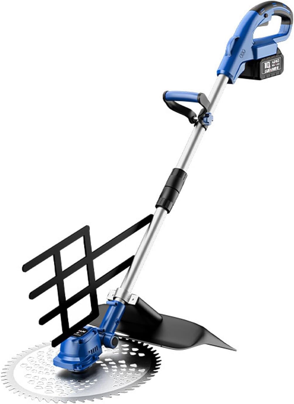 Brushless Walk-Behind Lawn Mower - Rechargeable, Portable Weeder for Garden and Lawn Shrub Trimming