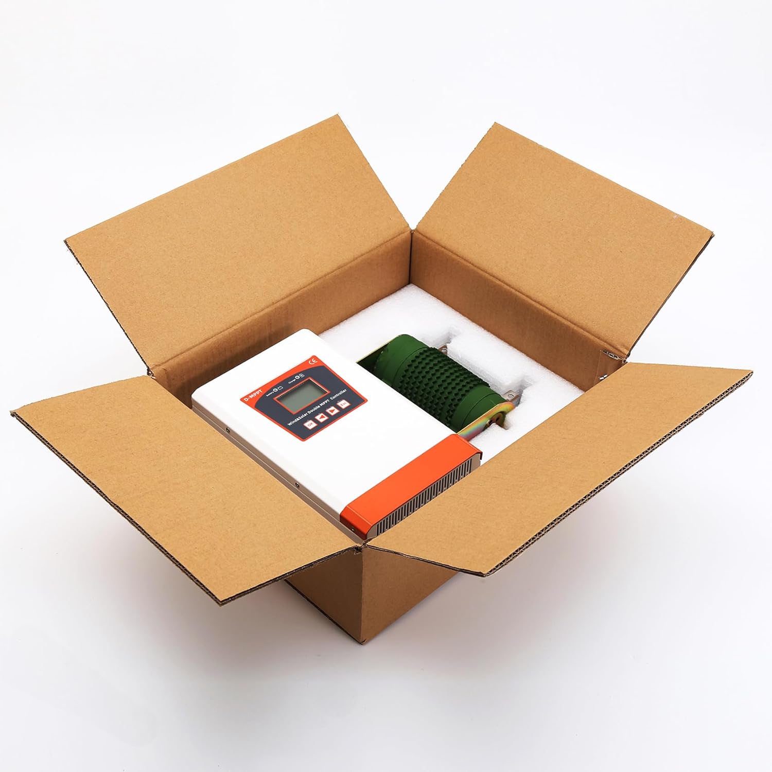 220v, 12V 24V 48V 220V 6000W MPPT Hybrid Wind Solar Charge Controller Regulator for Home Wind Solar Power Systemr Suitable for Wind Turbines