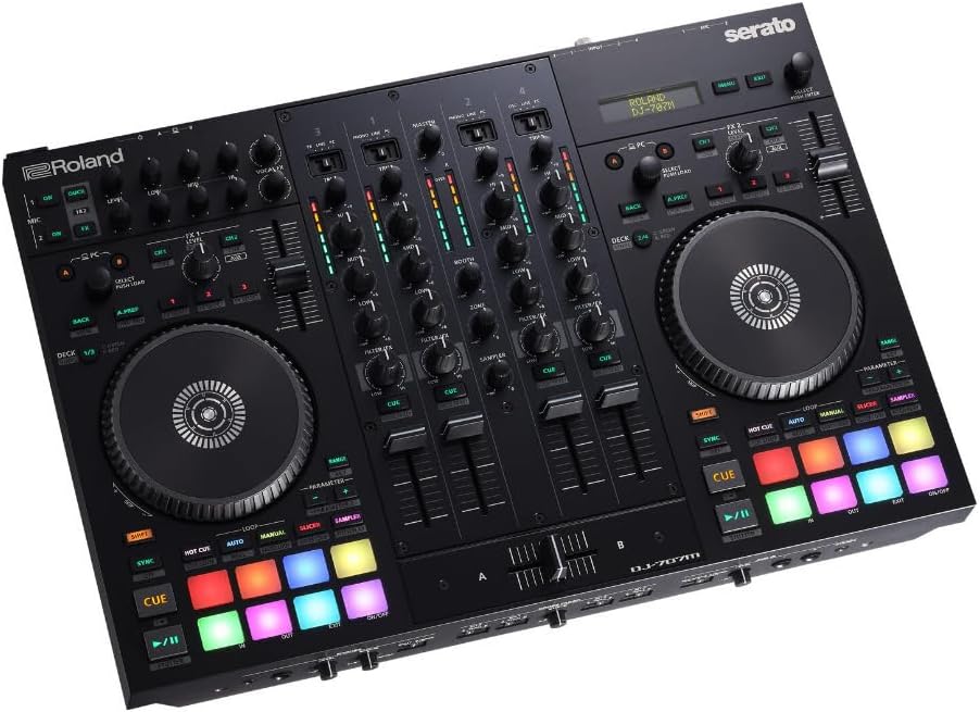 Roland DJ-707M DJ Controller for live streamers and content creators (DJ-707M)