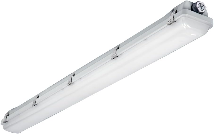 Metalux APVT 4ft Vaportite Industrial LED Light w/Selectable CCT & Lumens, Integrated Sensor, 0-10V Dimming