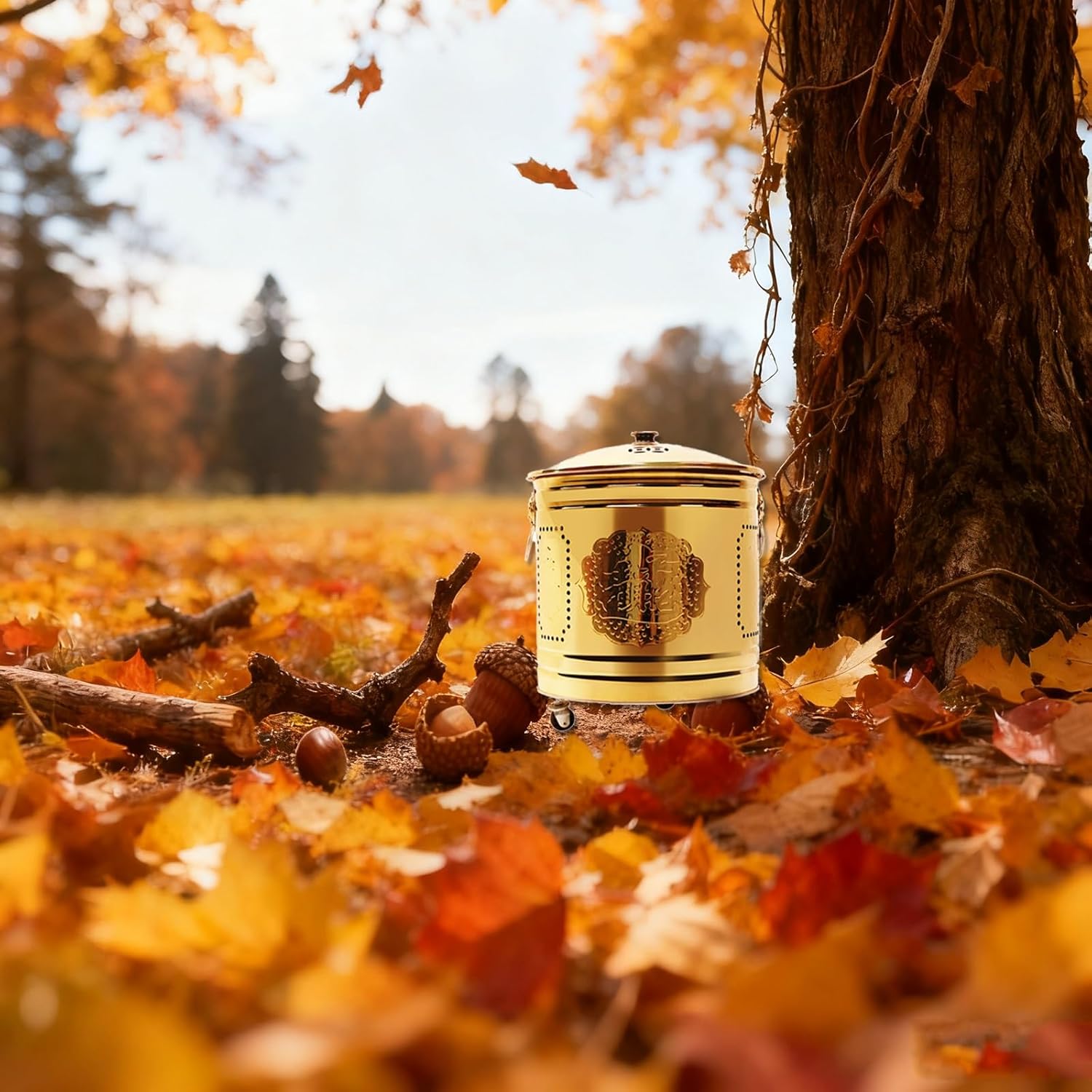 Stainless Steel Paper Burn Barrel, fire barrel, Outdoor Fire Pit, Incineration for Paper, Leaf, Trash