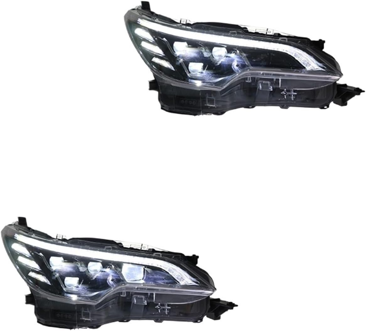 LED HeadLights Compatible For Toyota Fortuner 16-20 Style Led DRL Car Head Lamp Assembly Signal Auto Accessories Modified Lamp