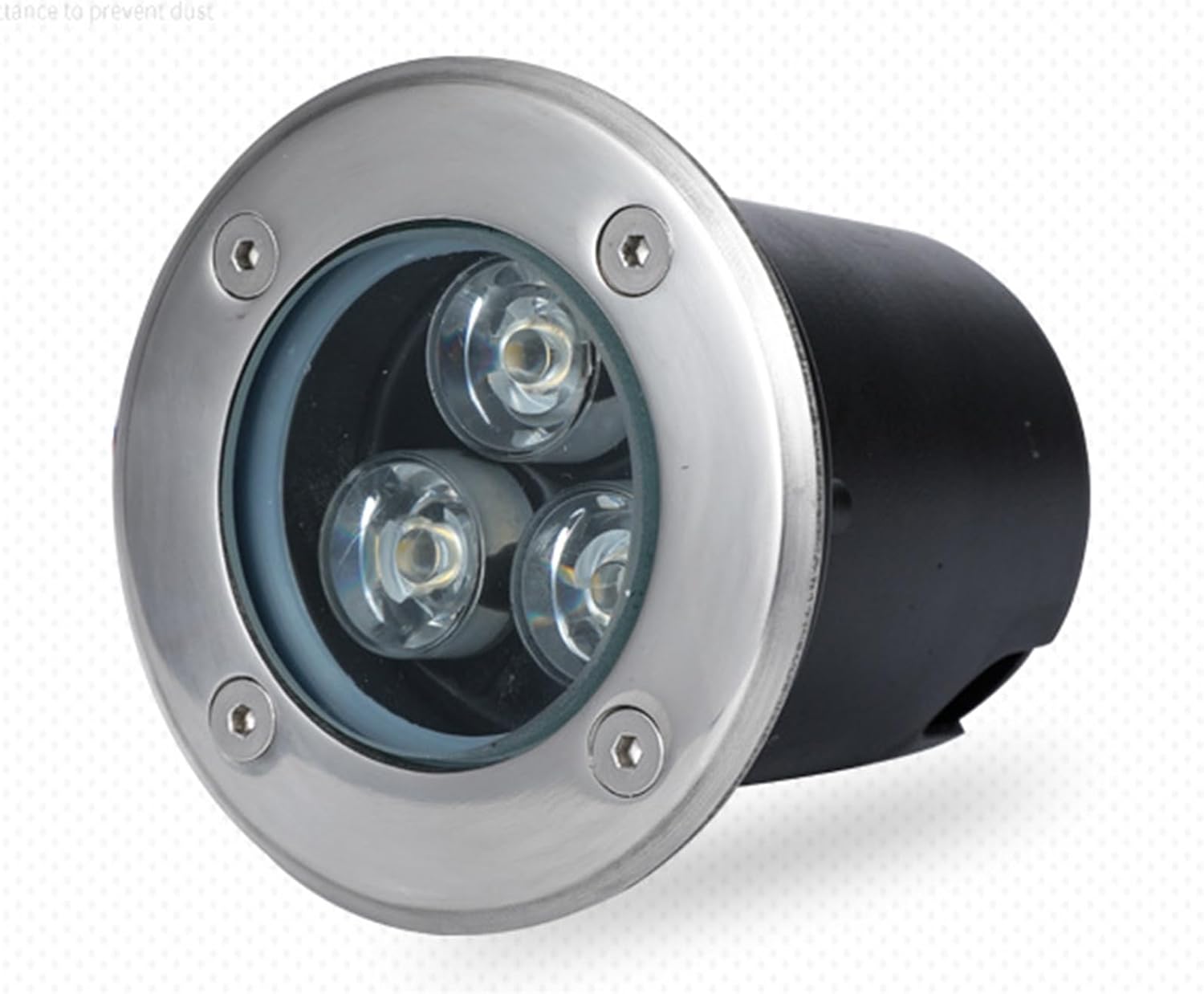 Outdoor Underground Light Round Landscape Lamp IP66 Waterproof Buried Lights AC85-110V for Garden Walkway Deck Step Fence Recessed Ground Light