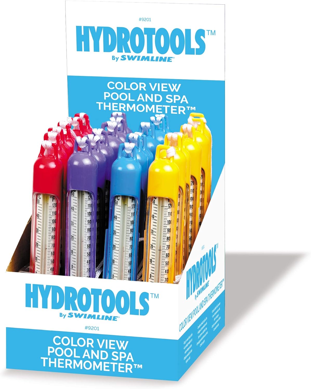 SWIMLINE HYDROTOOLS 24-Piece Pool Tube Thermometer Display