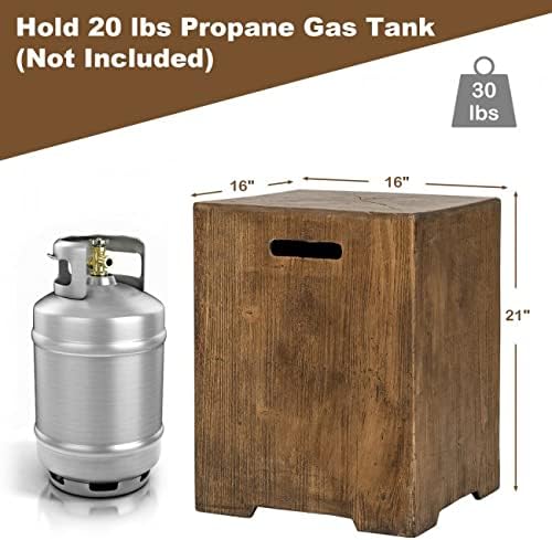 20 LBS Propane Tank Hideaway Table,Outdoor 16