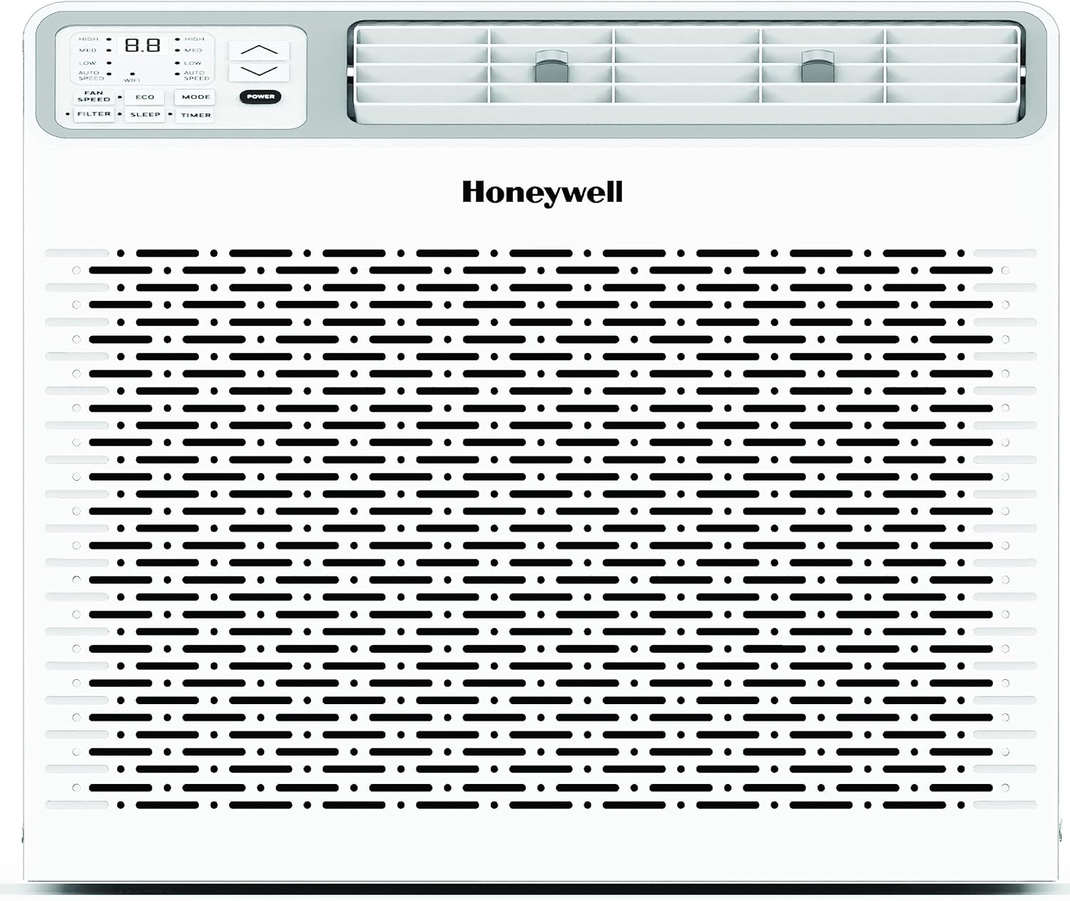 Honeywell 8,000 BTU Digital Window Air Conditioner, Remote, 4 Modes, Eco, 350 sq ft Coverage