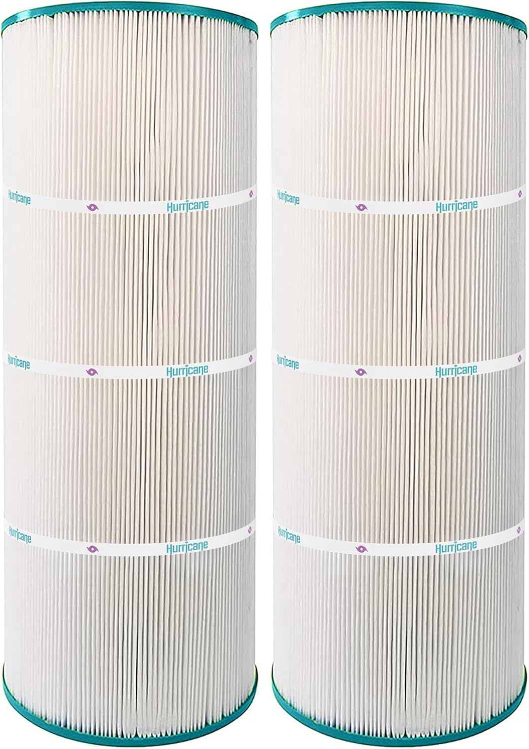 Hurricane Filters 2 Pack HF8610-01 Advanced Pool Filter Cartridge - Replacement for PA100, Unicel C-8610, Filbur FC-1290, Hayward Star Clear II C1100