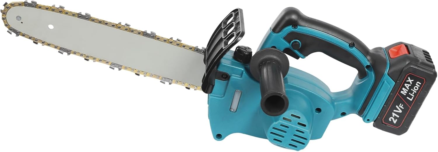 10-inch Mini Chainsaw Cordless, Handheld Electric Power Chain Saw with Charger & Battery, Battery Powered Trees Cutting Chain Saw for Tree Trimming Wood Cutting, Best Gifts for Dad, Husband
