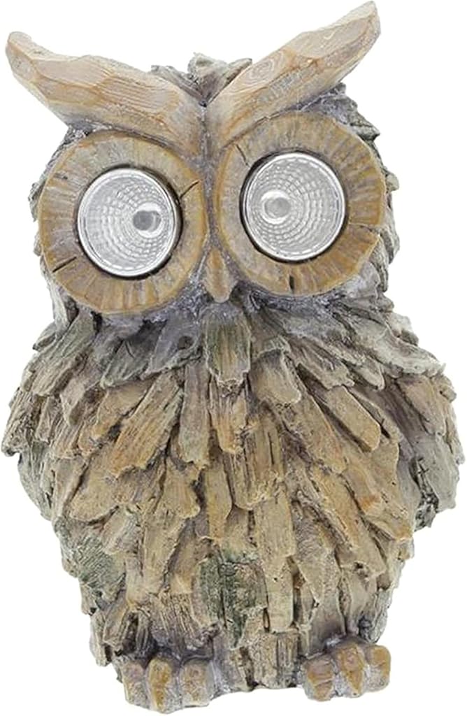 HongLianRiven Sculpture Tabletop Statue Animal Model Solar Light Outdoor Statue LED Solar Landscape Decorative Light Garden Sculpture Terrace Crafts Figurines Gifts (Color : A)