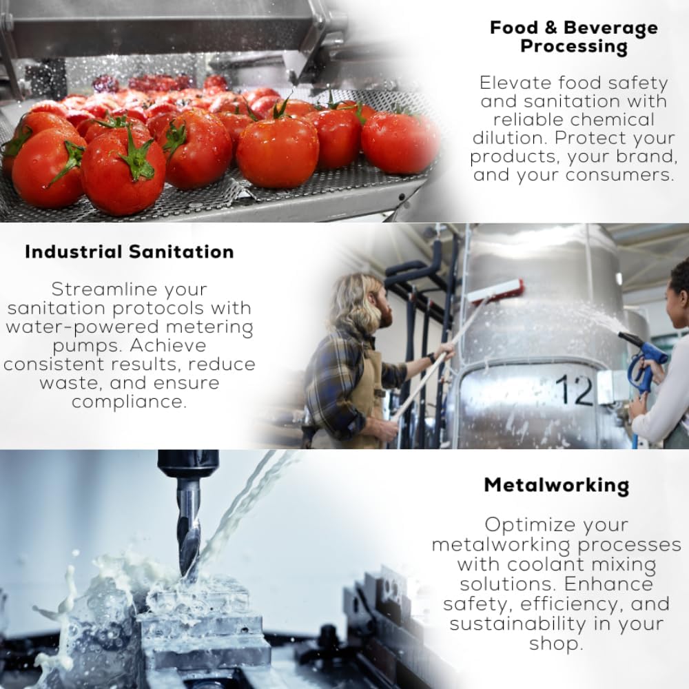 DOSATRON D40MZ2 D40MZ2VFII Water-Powered Chemical Injector Dosing Pump | 40 GPM | 0.2%-2% Dilution | 2.2-40 GPM Flow Range | 1 1/2