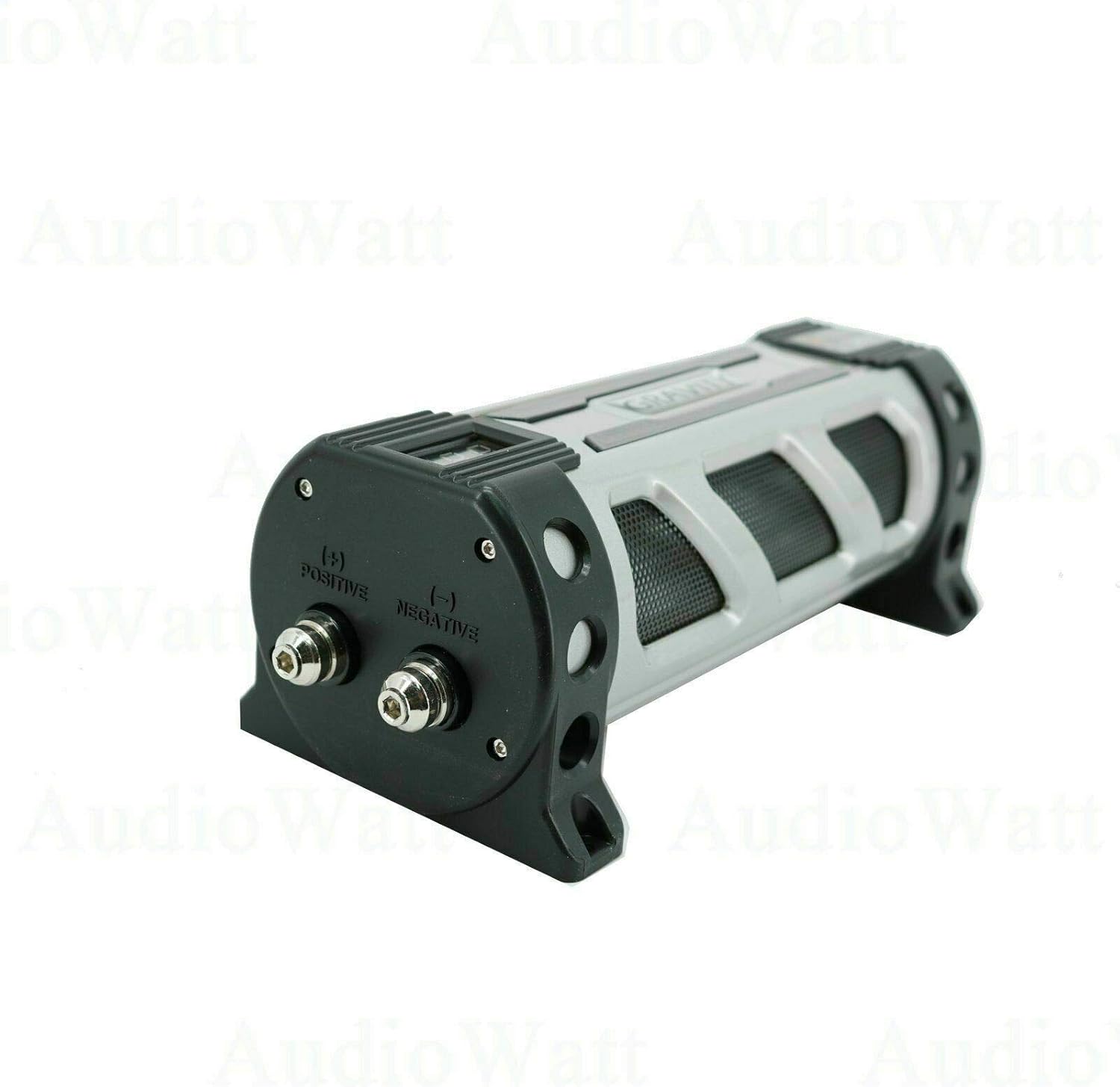 Gravity GR5.0 Car Audio Battery Stiffening Portable Power 5 Farad Capacitor and Completed 5000 Watts 0 Gauge Amplifier Installation Wiring Kit Blue BGC0XLB