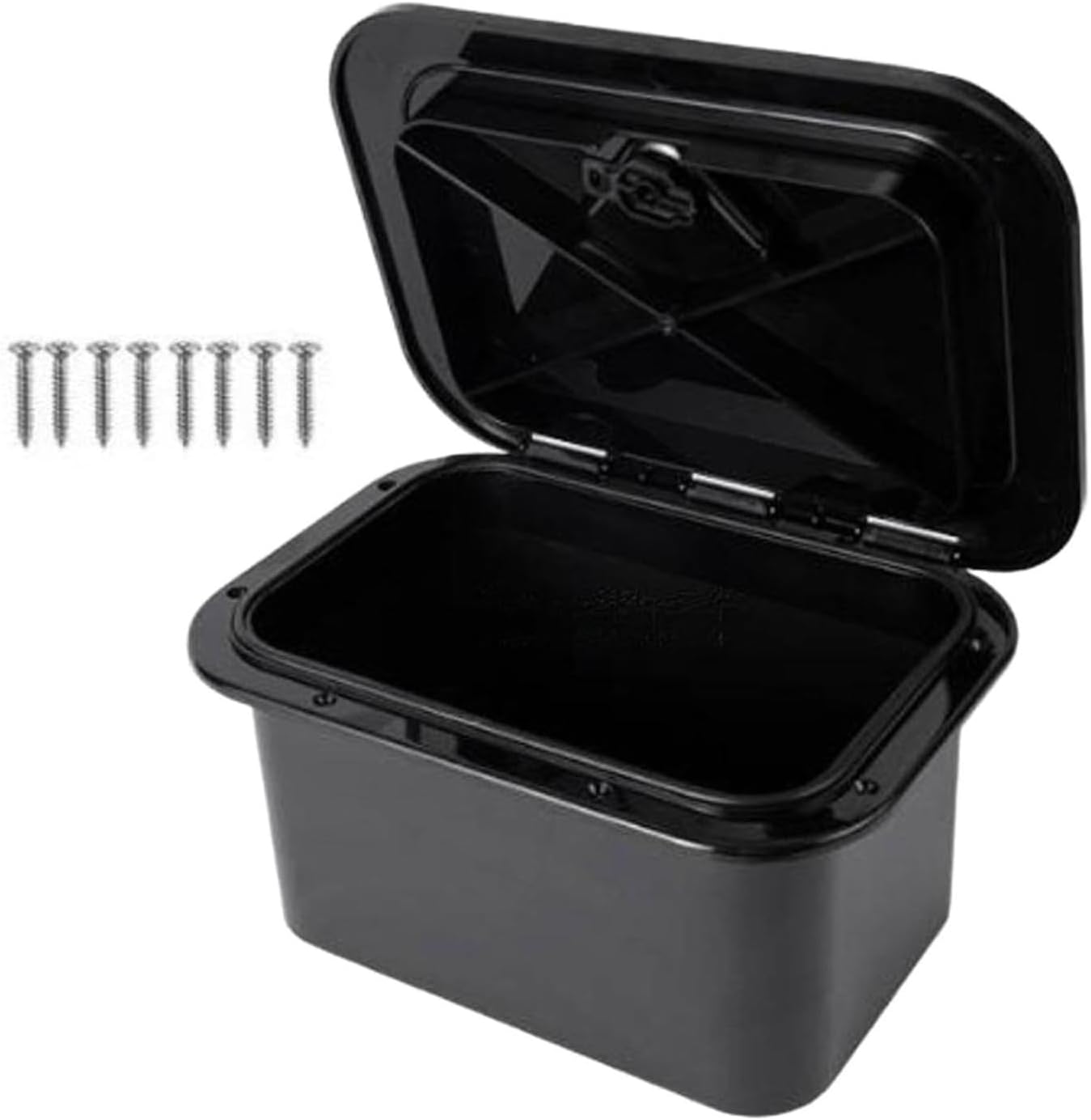 Marine Deck Storage Box Lockable Hatches Tackle Organizers Embedded Tool Box Fishing Tackle Container Boats Accessories