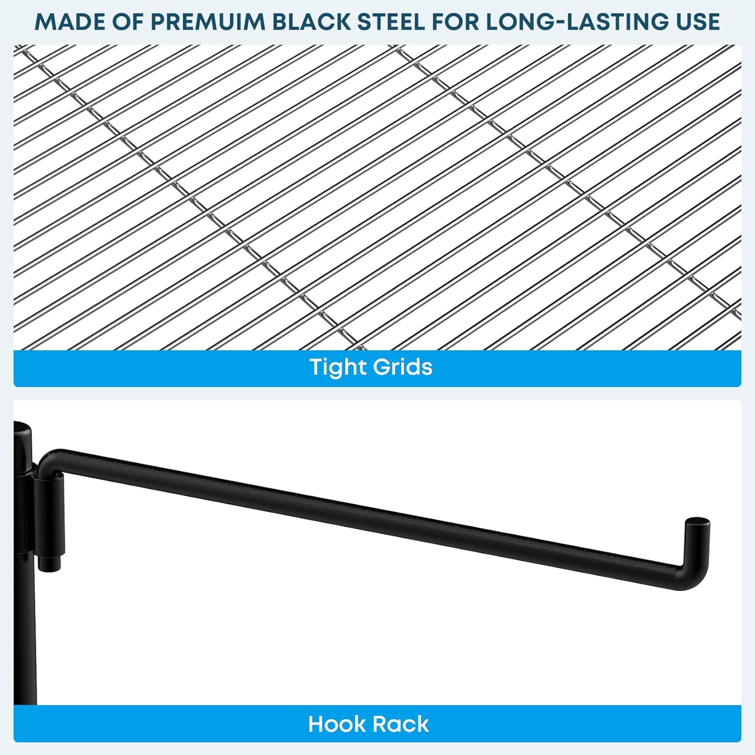 Stanbroil Fire Pit Campfire Grill Grate - Stainless Steel Swing Cooking Stand BBQ Grill, Portable Campfire Barbecue Rack for Outdoor Open Fire Cooking Camping