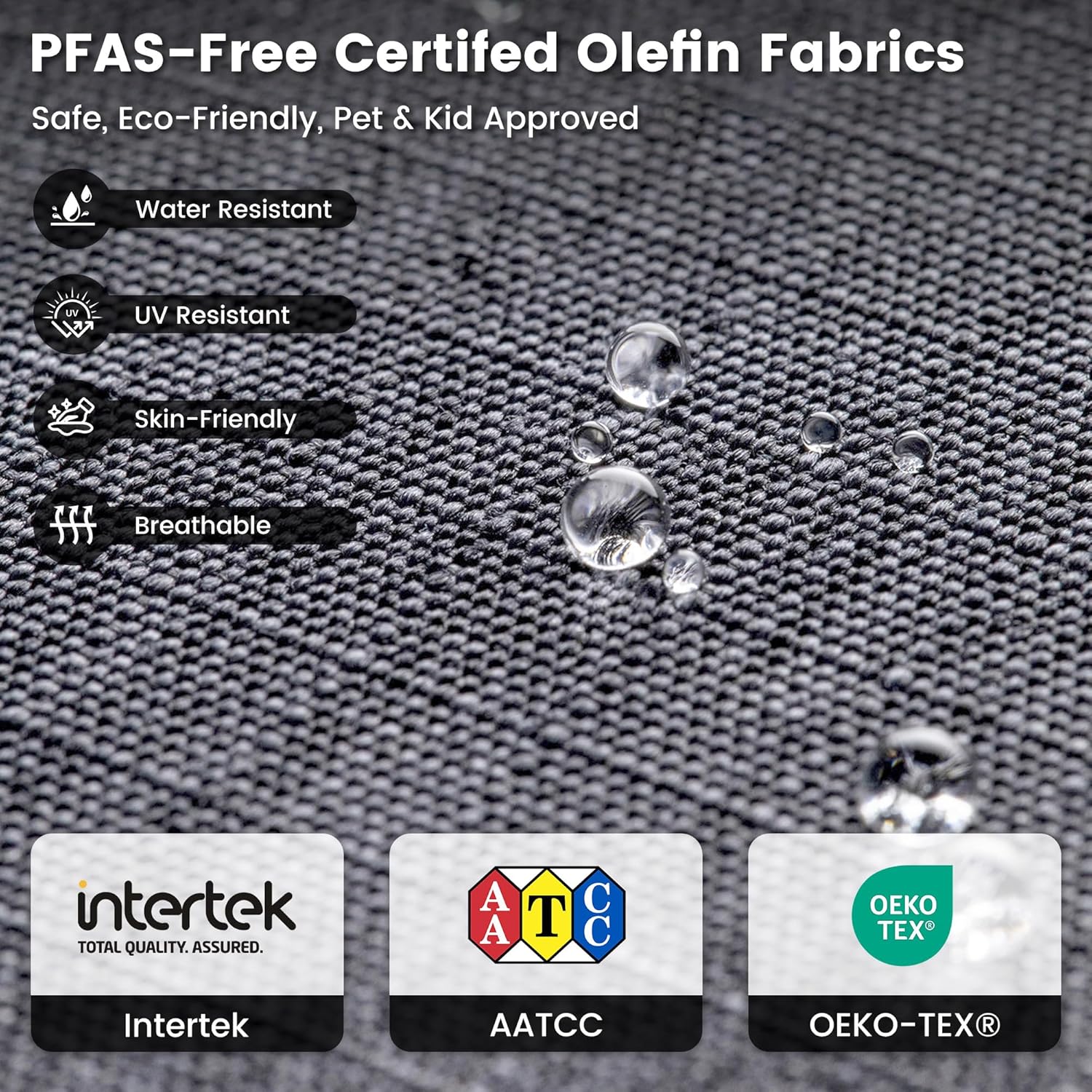 5 Pieces Metal Patio Furniture Set with Champagne Fire Pit Table, Outdoor Sectional Sofa with 6-Inch Olefin Cushion, Outdoor Furniture Set for Balcony, Patio & Courtyard, Green