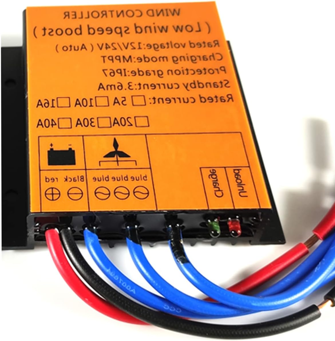 MPPT Wind Charge Controller, 3000W-6000W for Home Wind System 12V 24V 48V Auto Regulate for Home Appliance