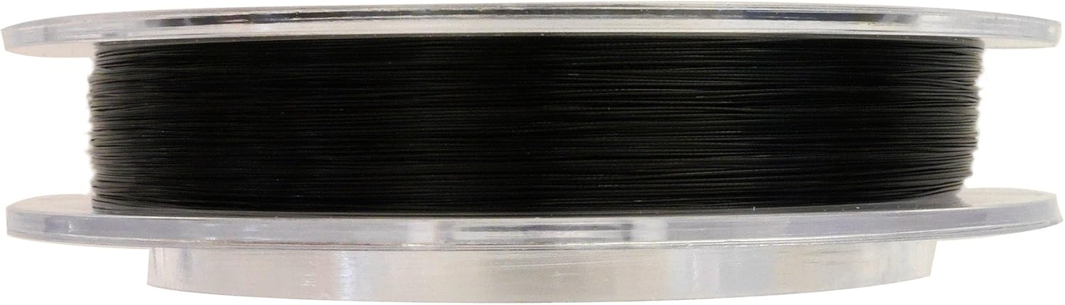 TOHO アクセサリーコード 極細 外径約0.24mm×長さ約100m α-782 ブラック