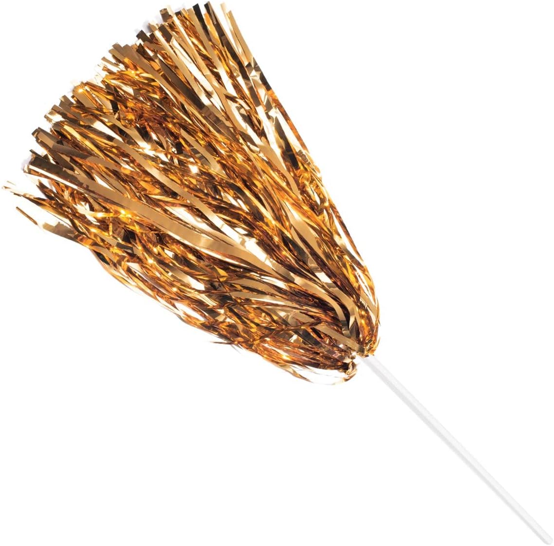 Anderson's School Spirit Shakers, Cheerleader Pom Poms, Sports Fan Gear, Football Accessories, Homecoming, Gold Metallic, Package of 100, 100 Count