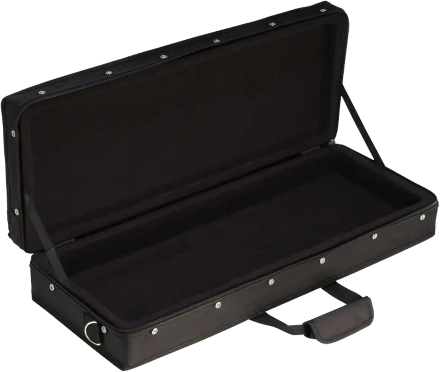 SKB 27”x 9” Foot Controller Soft Case Padded Bag, Rigid Foam Frame, Shoulder Strap and Double Zippers for DJ Controllers & Small MIDI Keyboards, Black