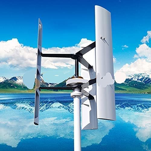 CAJUCA 9000W Vertical Wind Turbine,Magnetic Levitation Upright Wind Generator for Home Ship+Wind Power Controller for Home Ship
