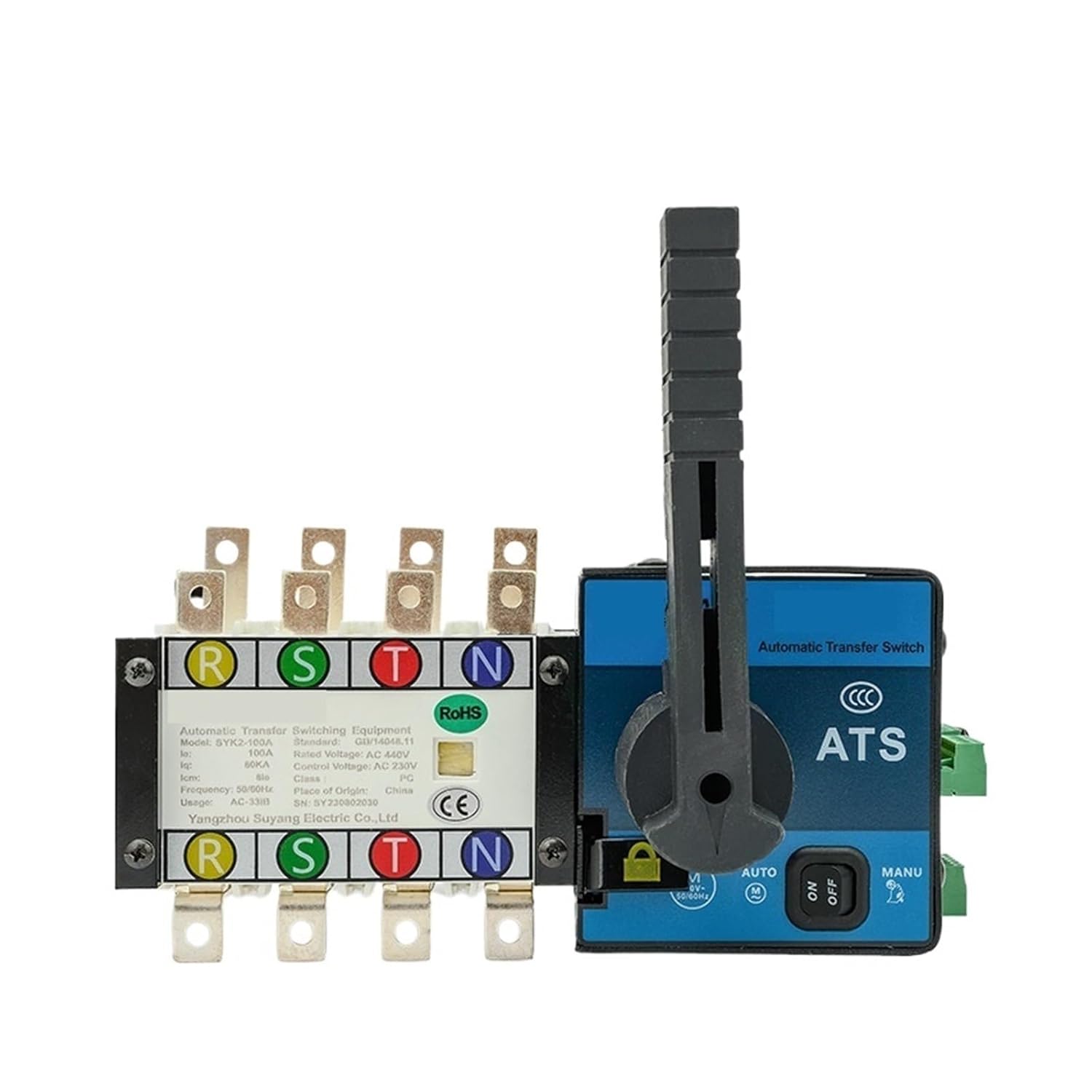 Generator 100A 2P 4P ATS Dual Power Automatic Transfer Switch(630A-4P)