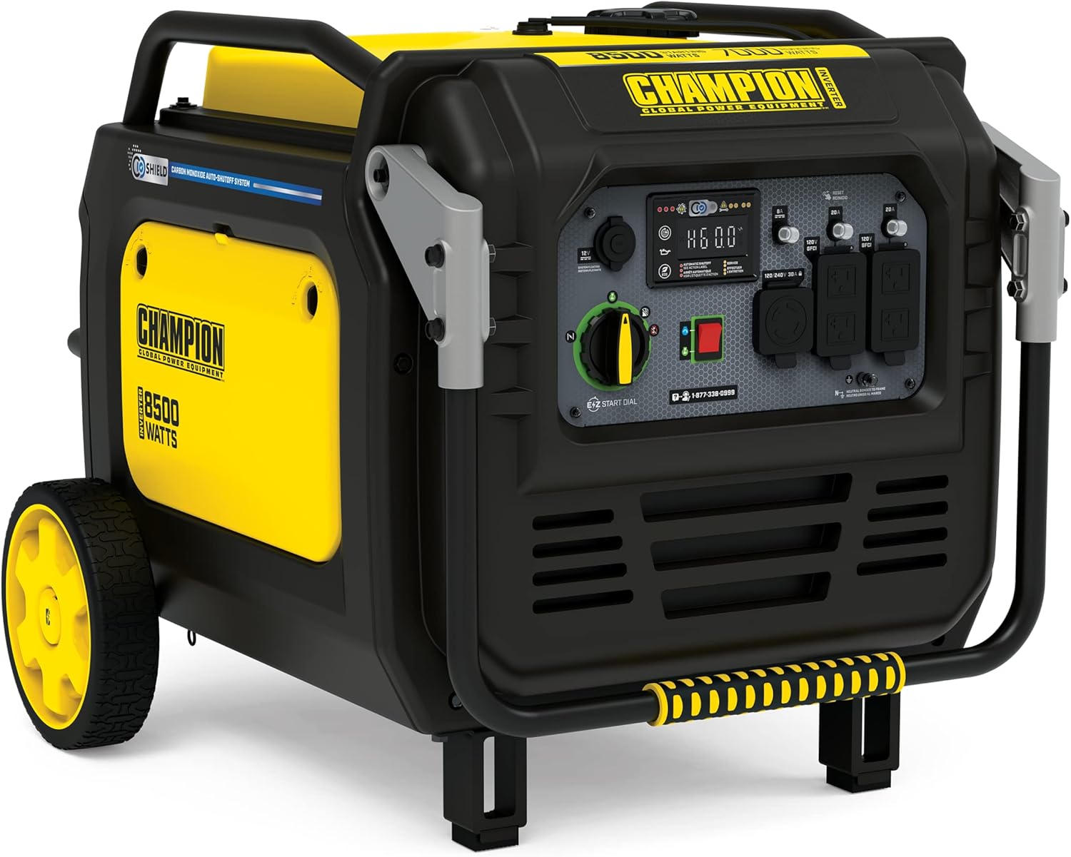 Champion Power Equipment 8500-Watt Electric Start Home Backup Portable Inverter Generator with Quiet Technology and CO Shield