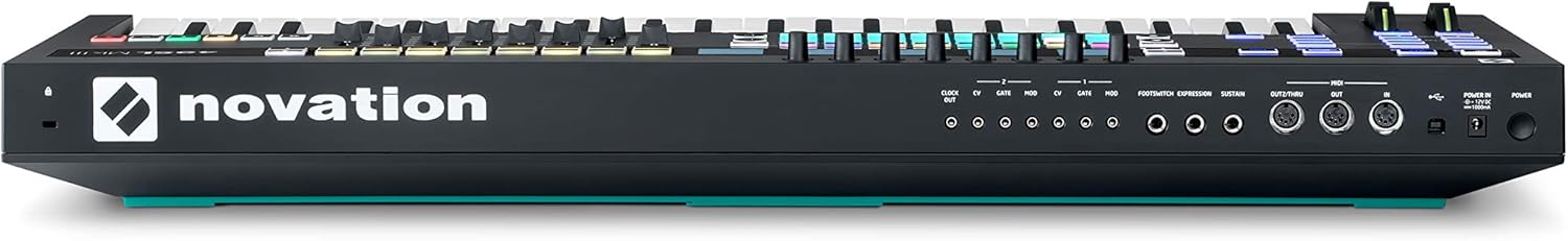 Novation 49SL MkIII, 49-Key Midi Controller and M-Audio SP-2 - Universal Sustain Pedal with Piano Style Action For MIDI Keyboards, Digital Pianos & More