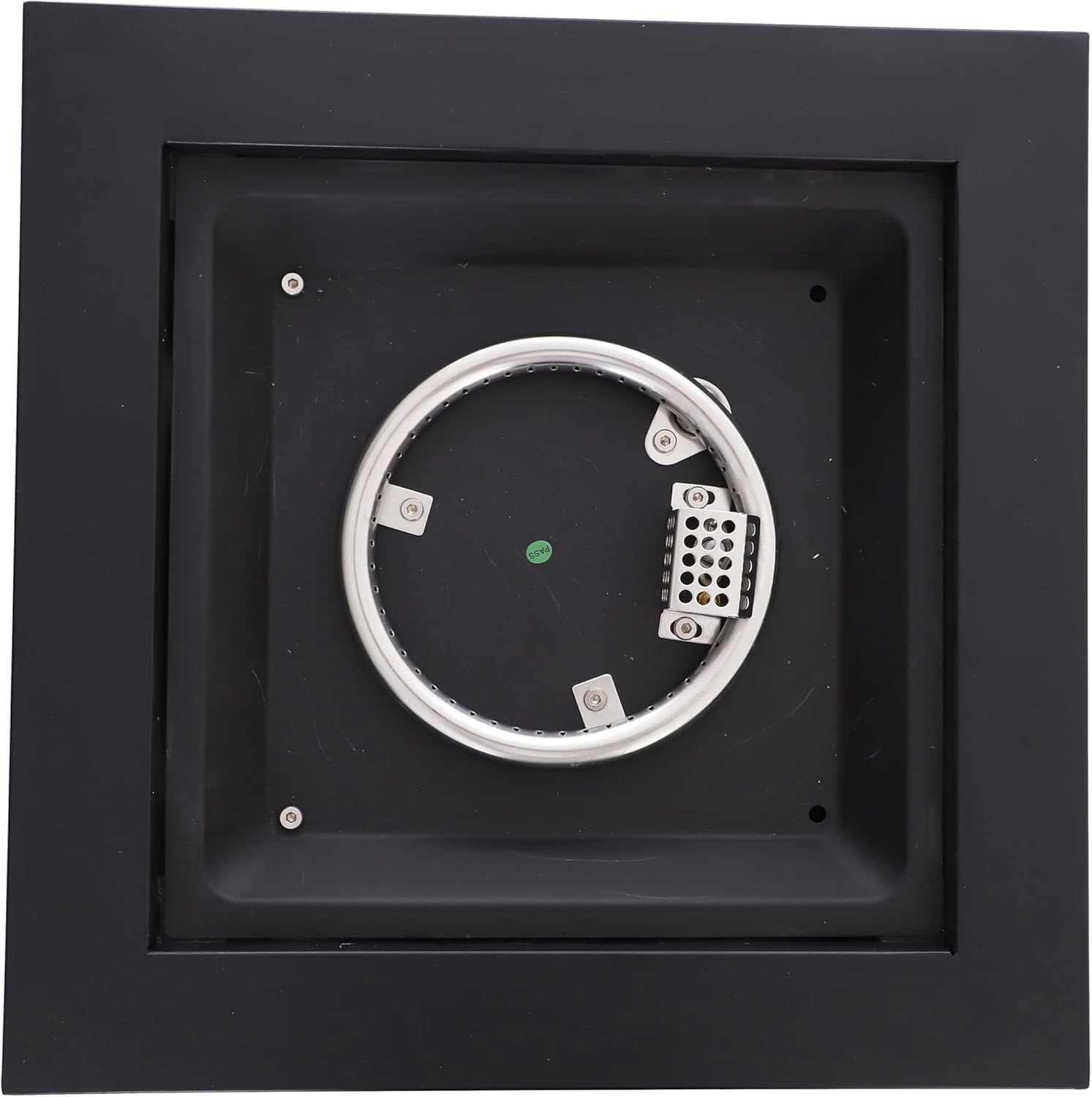 Tapered Square Outdoor Propane Gas Fire Pit Table 40,000 BTU Propane with Glass Bead Filler