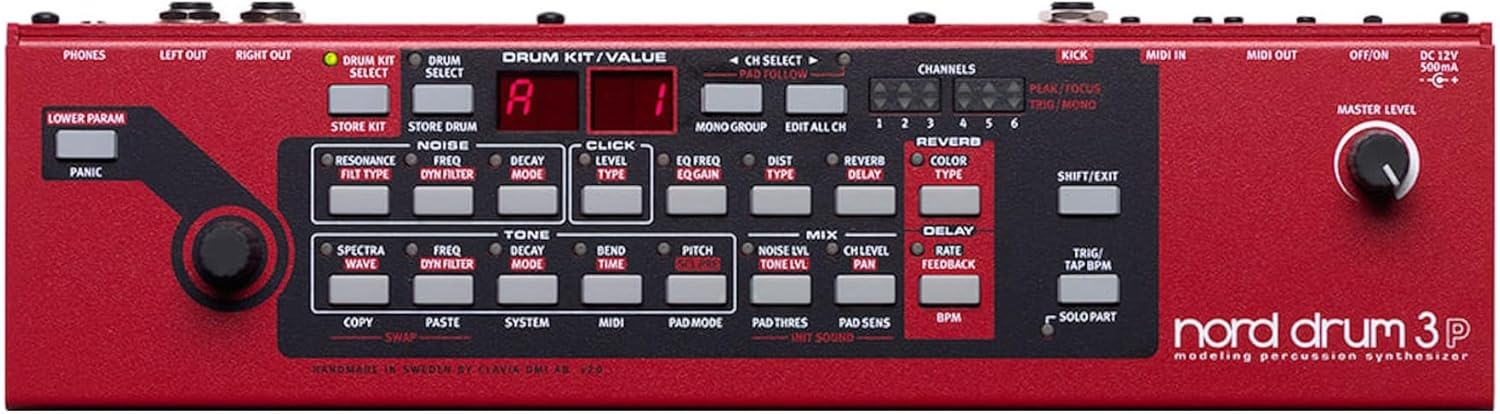Nord Drum 3P Modeling 6-Channel Percussion Synthesizer