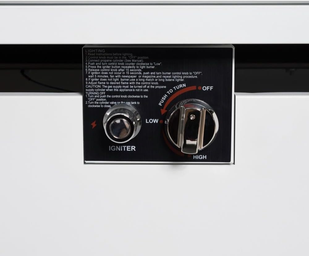 Modern Stainless Steel Outdoor Fire Pit Table with Push-Button Ignition and Lava Rocks for Patio Deck Garden Use