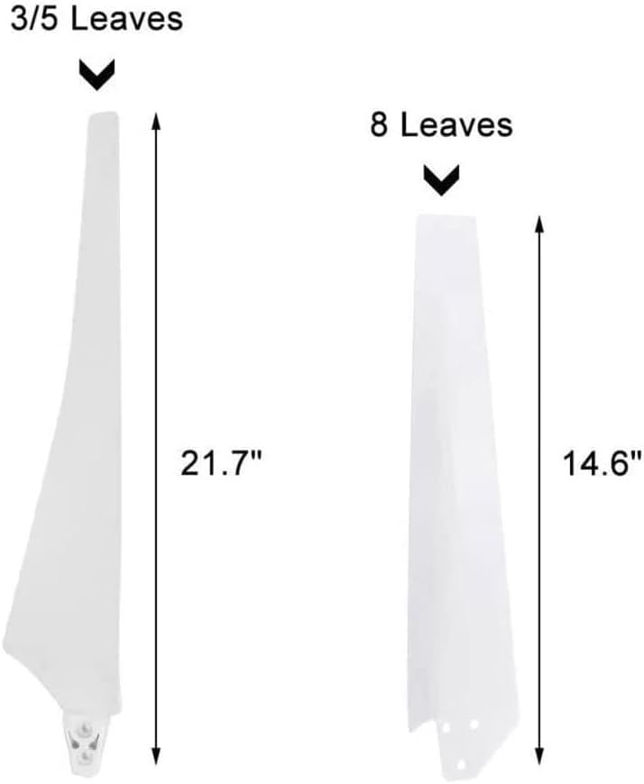 Wind Turbine Generator, 8 Blades Wind Generator, 12V 24V 48V Wind Turbine, Wind Power Machine for Home Garden