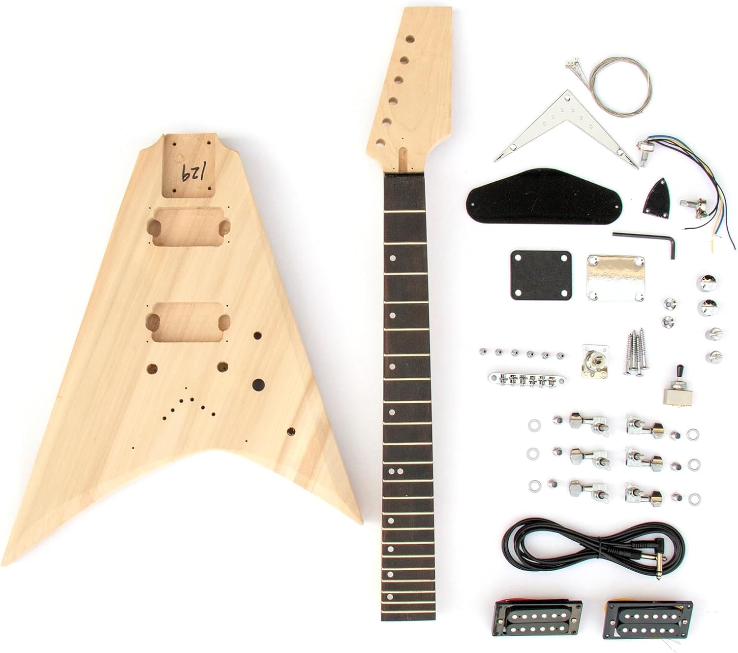 V Style Build Your Own Guitar Kit