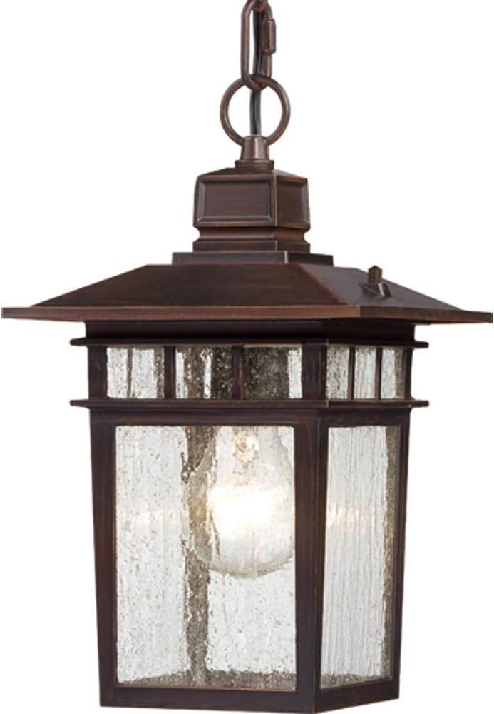Nuvo Lighting 60/4955 Traditional One Light Hanging Lantern from Cove Neck collection in Bronze/Dark finish