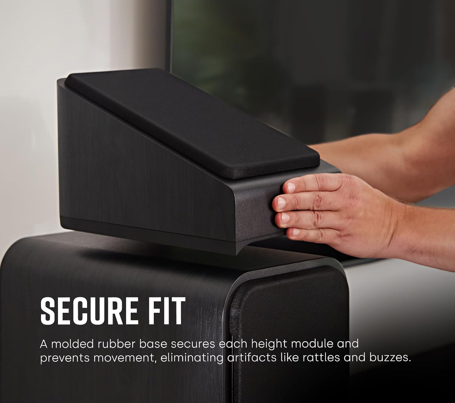 Polk Signature Elite ES90 Height Module Speaker (Pair) for Immersive Overhead Sound, Terylene Dome Tweeter, Mica-Fortified Polypropylene Midrange Woofer, Dolby Atmos, DTS:X, & IMAX Enhanced, Black