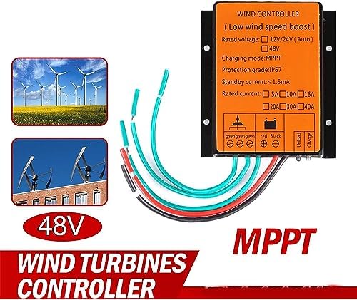 12000W Waterproof MPPT Charge Controller for Wind Turbines, IP67 Efficient Battery Regulator, Solar & DC Energy Management System, Durable & Reliable Power Solution
