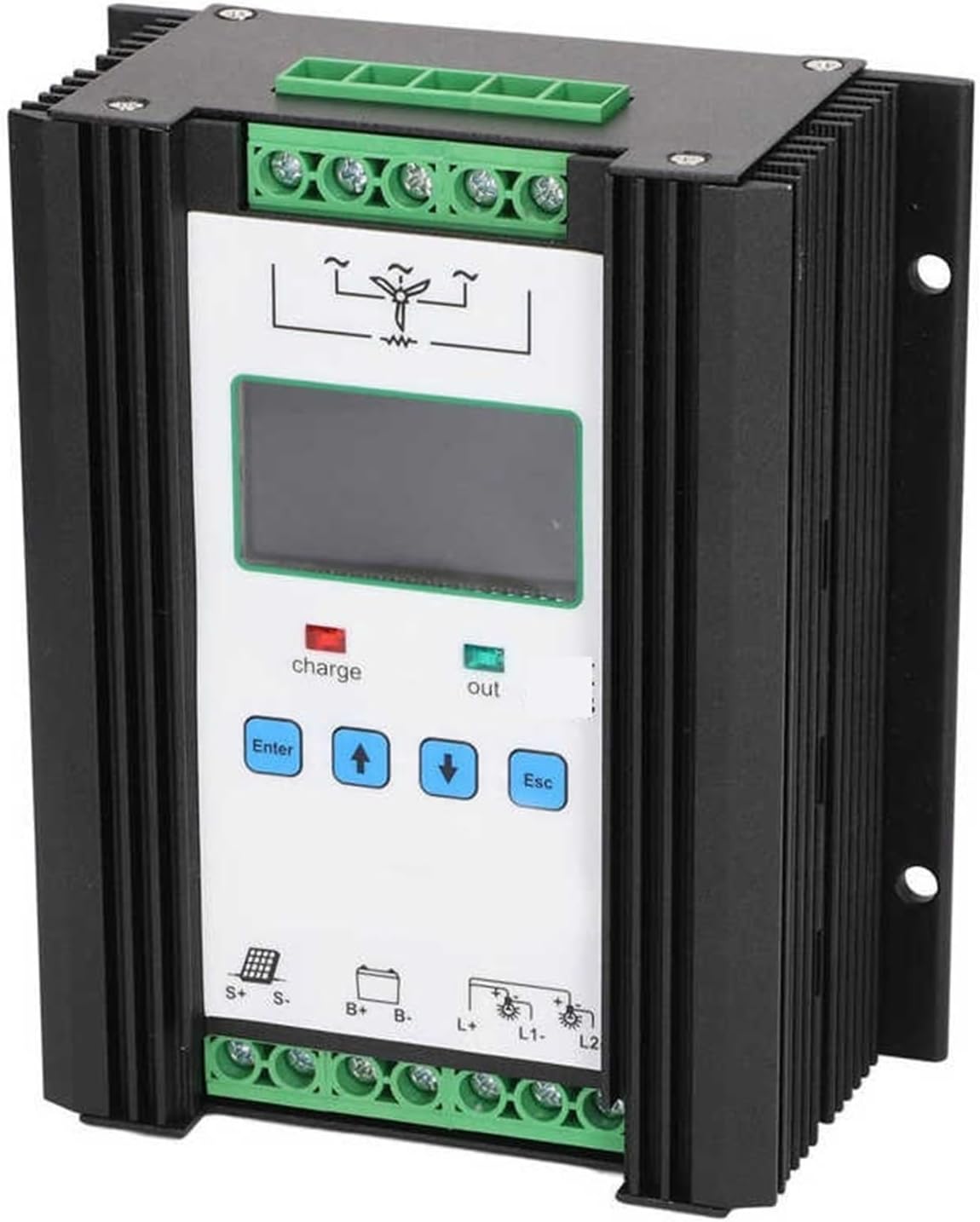 Wind Solar Controller Digital Intelligent Control Wind Solar Regulator 12V 24V 600W Solar Controller