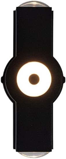 Wall Sconces , Outdoor Courtyard Decoration Wall Light Long Creative Black Wall Lamp IP65 Waterproof and Rust-Proof up and Down Light for Hallway Front Door Corridor Exterior Lighting ( Color : A )