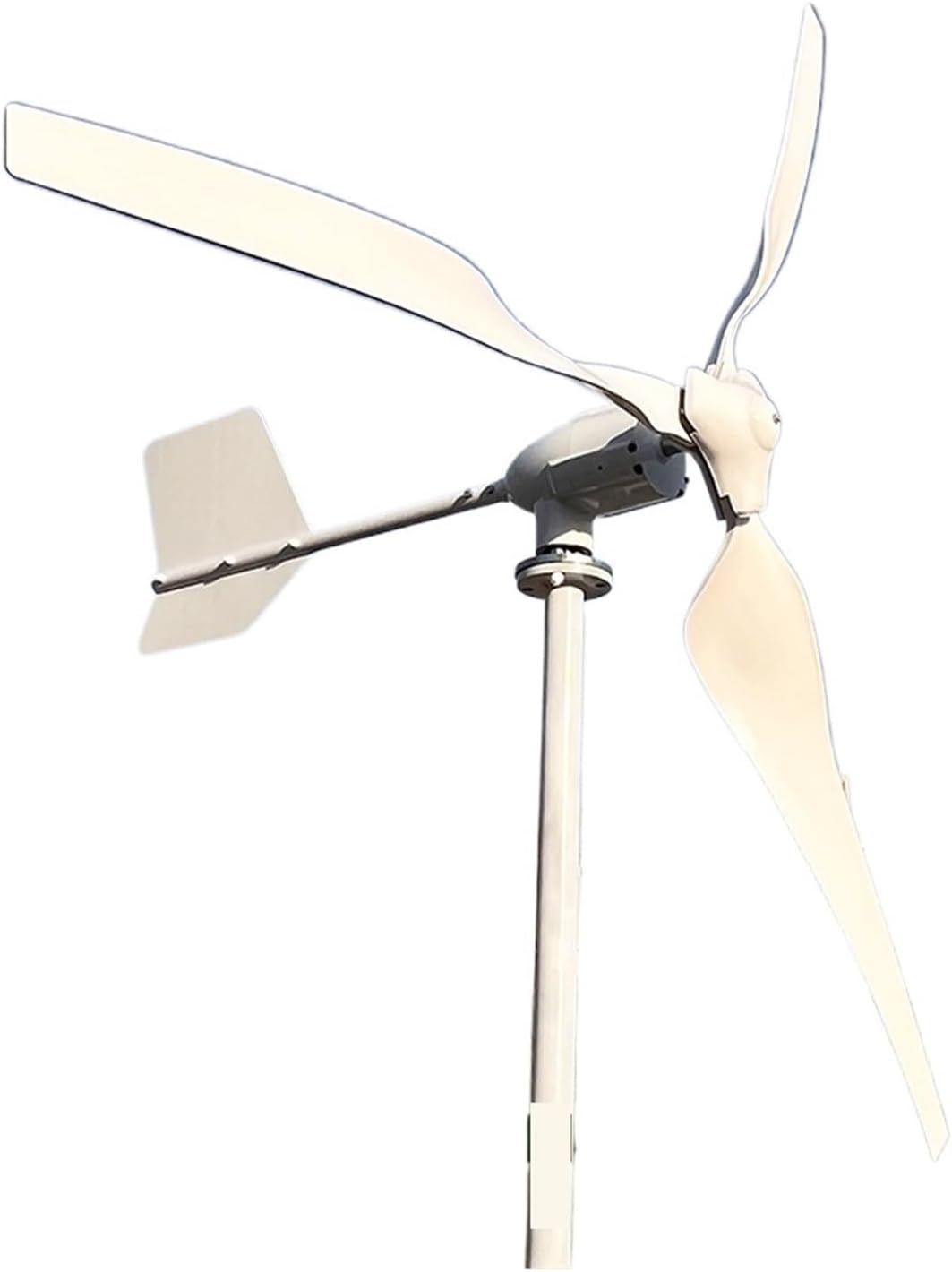 Wind Turbine Generator Kit, Powerful 10000W 10KW Horizontal Wind Turbine 12V 24V 48v 96v Low Speed More Efficient Low Noise Low Wind Speed Starting Wind Turbines for Hybrid Solar Wind System(48V)