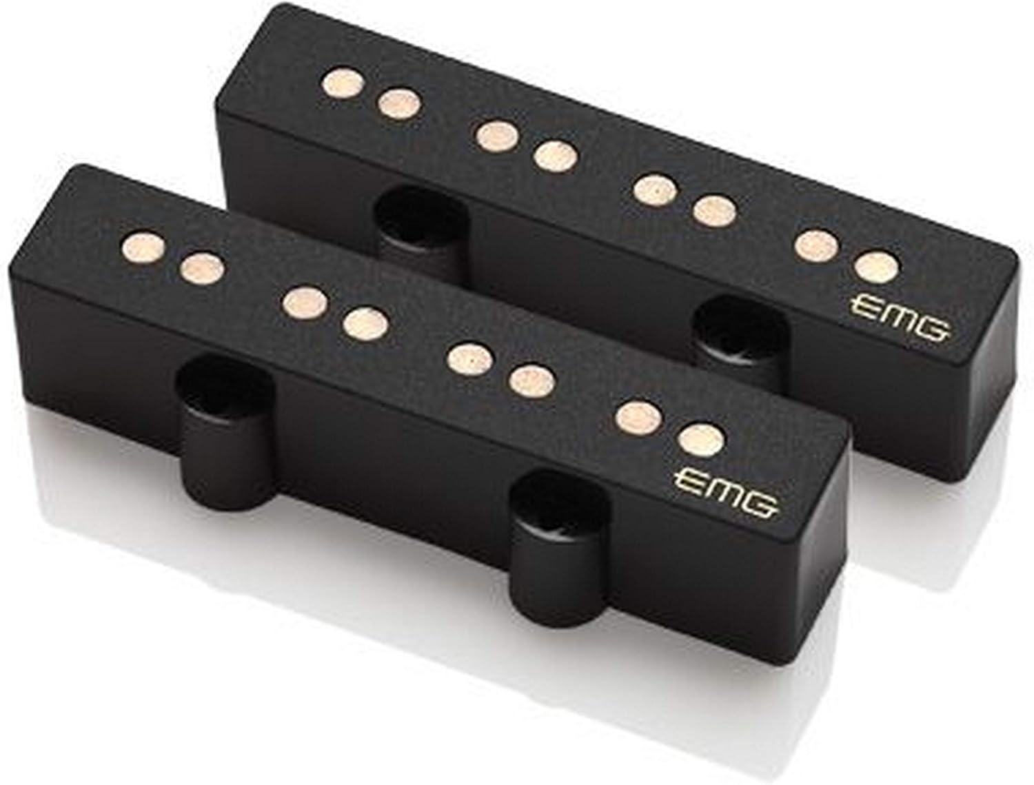 EMG Pickup Set-JV-4 Strings (Black) Bass Guitar Circuit (654330400681)