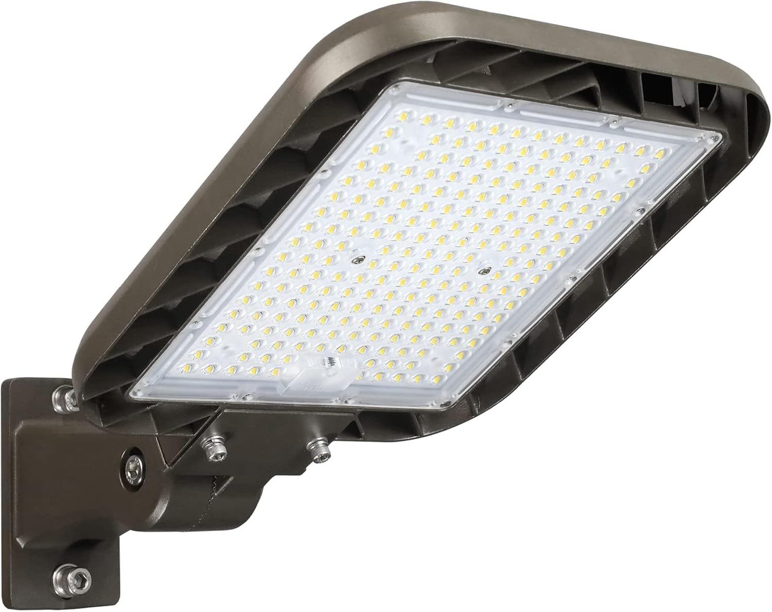 LED Parking Lot Light 150W Adjustable Arm Mount, 22500LM Quick Installation Dusk to Dawn Street Area Lighting, 5000K IP65 Waterproof Commercial Lights for Parking Lot, Gym, Driveways