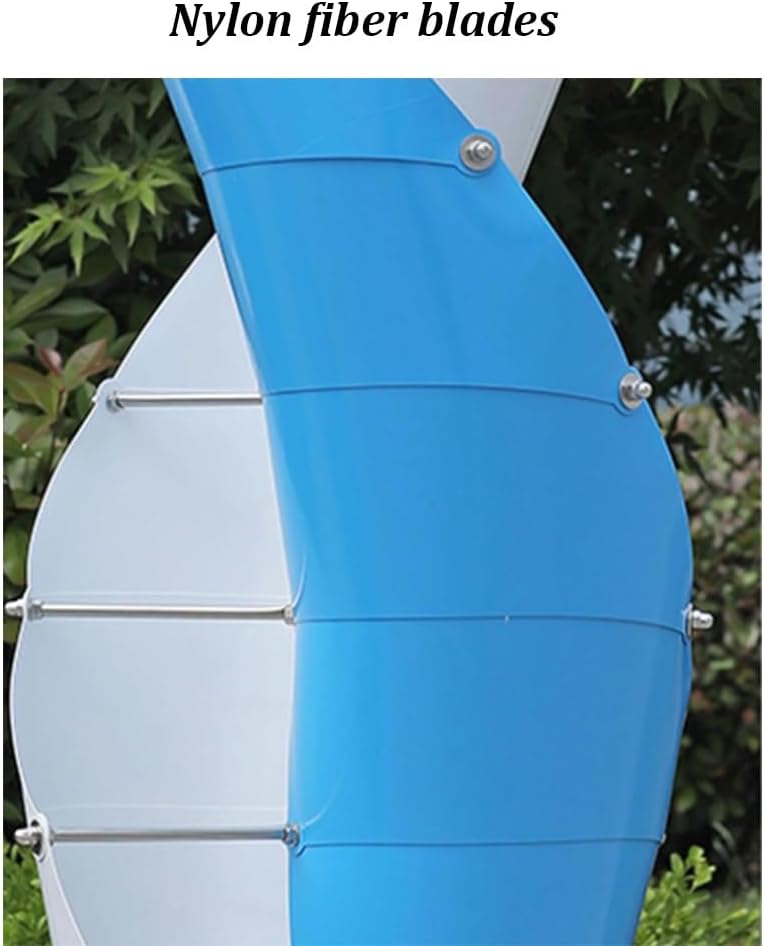 10 Blades Wind Turbine Generator, 600W Vertical Axis Wind Turbines Kit, Low Wind Speed Starting Wind Power Generator, Low Noise, for RV, Home(24v)