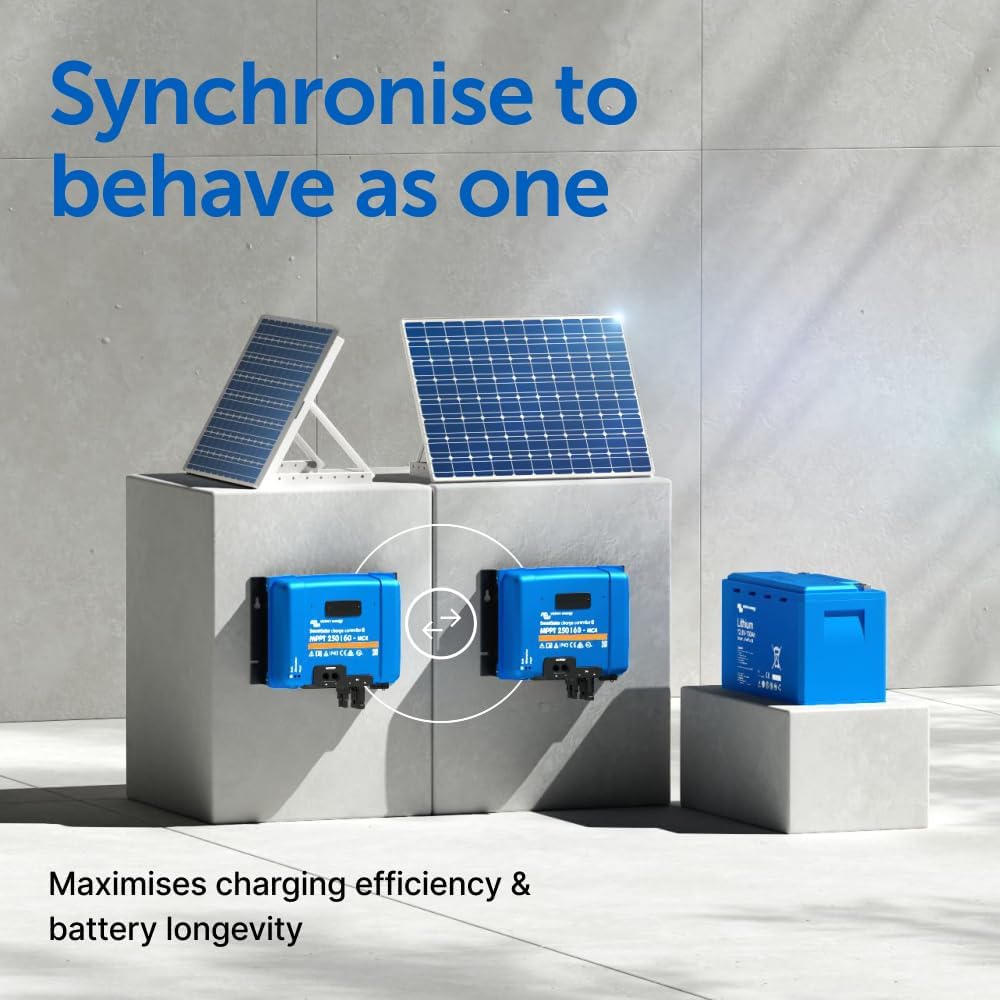 Victron Energy SmartSolar MPPT MC4, 250V 60A Charge Controller (NH-354, Bluetooth, 12/24/36/48V)