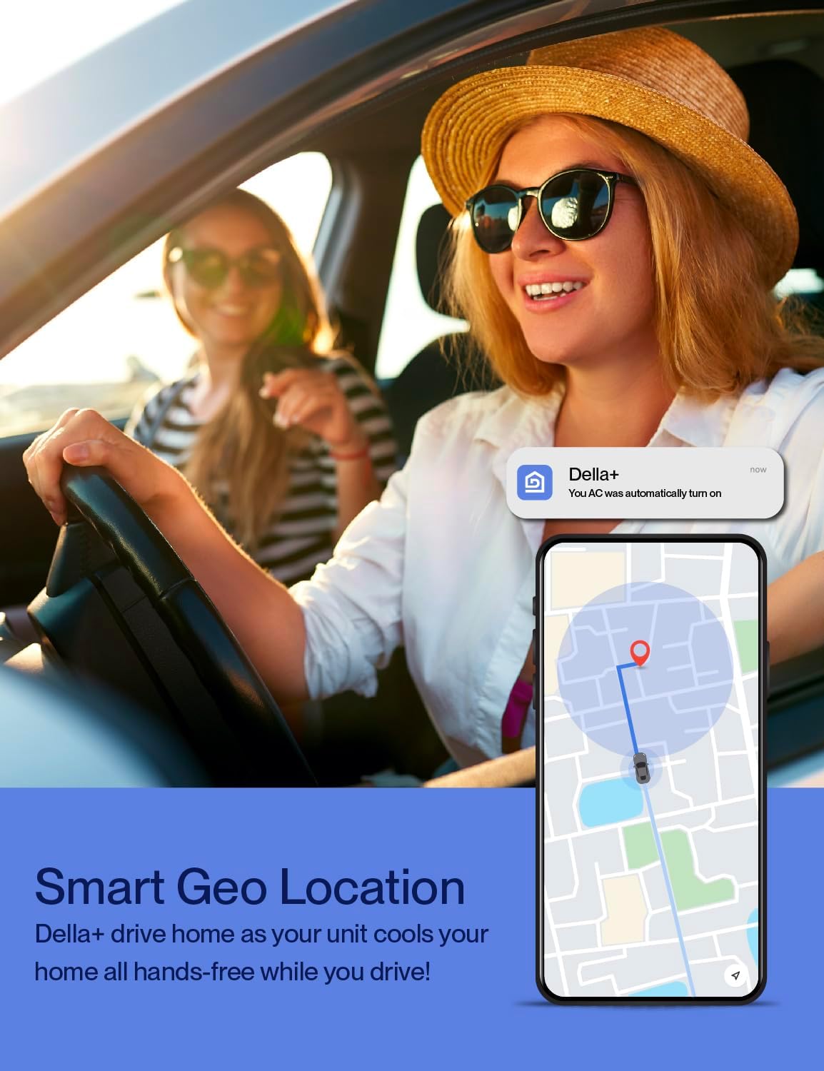 DELLA 10000 BTU Smart Inverter Window Air Conditioner Ultra Quiet AC Unit Cools up to 440 Sq.Ft, Works with Alexa, GEO Location, Energy Star Certified, Remote/Wi-Fi Enabled Control, Easy Install Kit