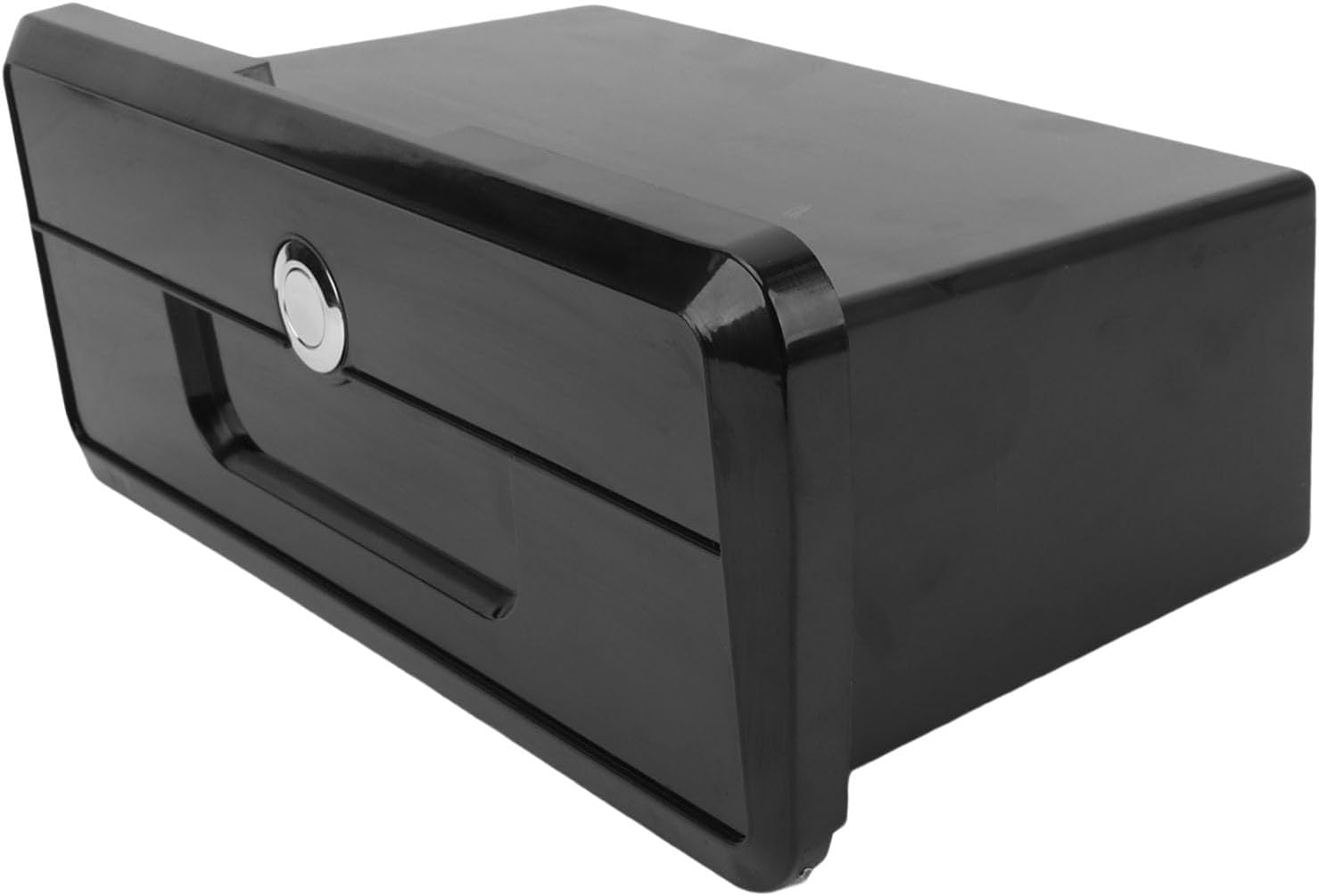 Diydeg Deck Storage Box, Marine Grade ABS Plastic Boat Pontoon Yacht Storage Compartment Built in Non Slip Cup Holders, Marine Glove Box for Tools, Documents, Electronics